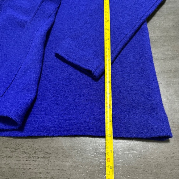 Chico's 2 Wool open front purple Cardigan size L - Picture 6 of 8